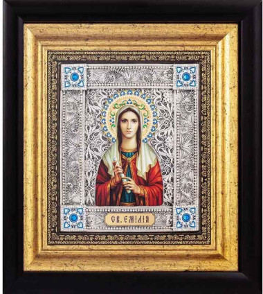 Икона подарочная «Святая Эмилия» — ElitPodarok