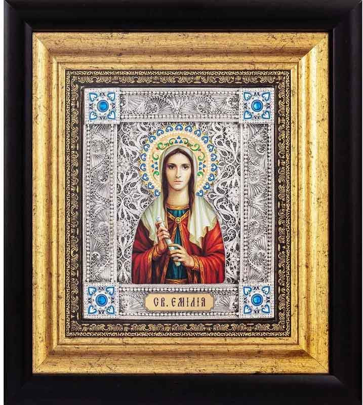 Икона подарочная «Святая Эмилия» фото 1 — ElitPodarok