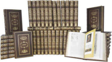 Библиотека «Великие» в 103 томах в кожаном переплете — ElitPodarok