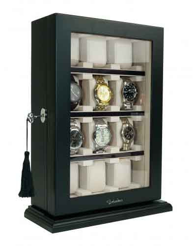 Шкатулка для хранения часов Salvadore WB/1100/12.BL фото 1 — ElitPodarok