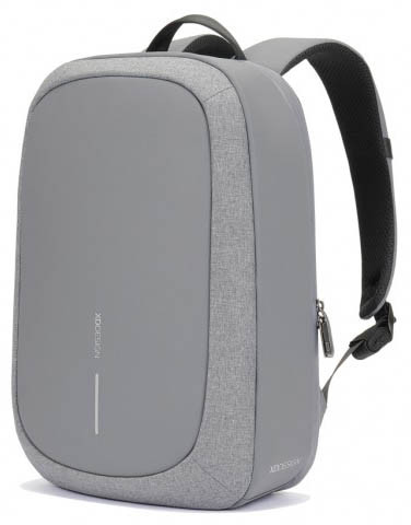 Рюкзак «Bobby Edge» захист від крадіжок, порізів, сірий фото 1 — ElitPodarok