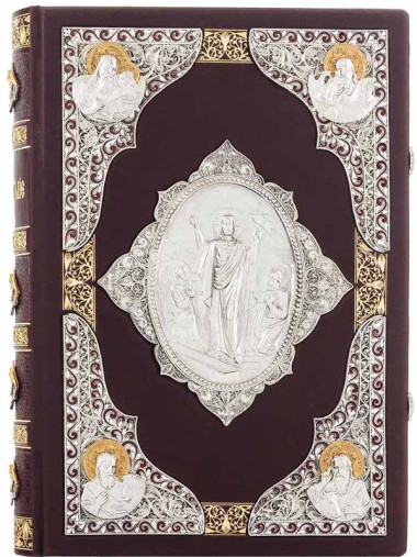 Подарочная книга в коже «Святое Евангелие» &mdash; ElitPodarok