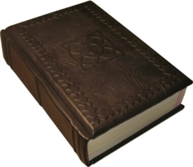 Книга «7 нот менеджменту. Настільна книга керівника» у шкіряній обкладинці — ElitPodarok