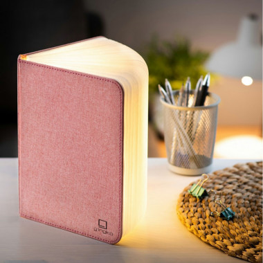Світильник-книга «LARGUE URBAN» Gingko, рожевий — ElitPodarok