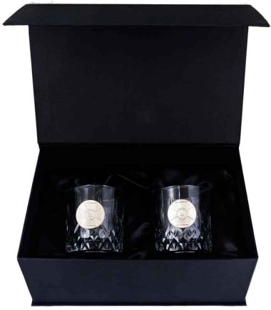 Подарунковий набір келихів Crystal Origin «Служба безпеки України» — ElitPodarok