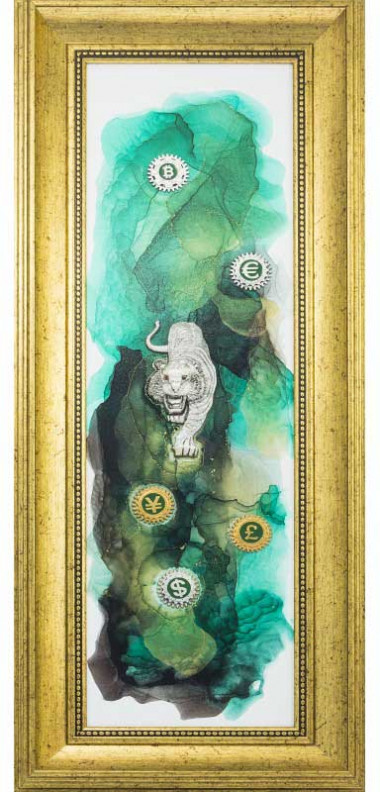 Авторське панно «‎Фінансовий Тигр»‎ — ElitPodarok