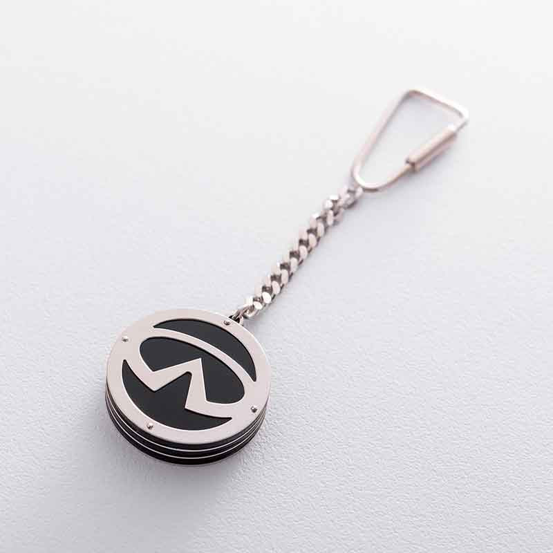 Брелок автомобільний срібний «Infinity / Інфініті» 10043 фото 1 — ElitPodarok