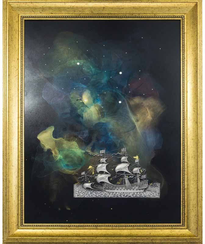 Авторське панно «Нічне море‎»‎ фото 1 — ElitPodarok