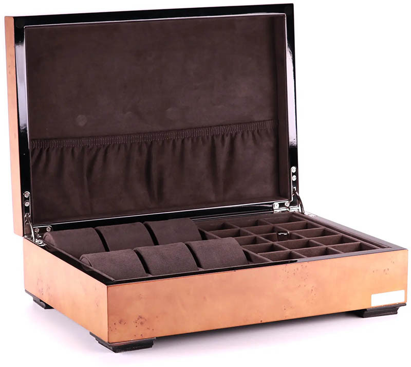 Шкатулка для хранения часов и украшений Salvadore WB/2392/MAP фото 1 — ElitPodarok