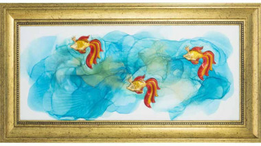 Авторское панно «Золотая рыбка‎»‎ — ElitPodarok