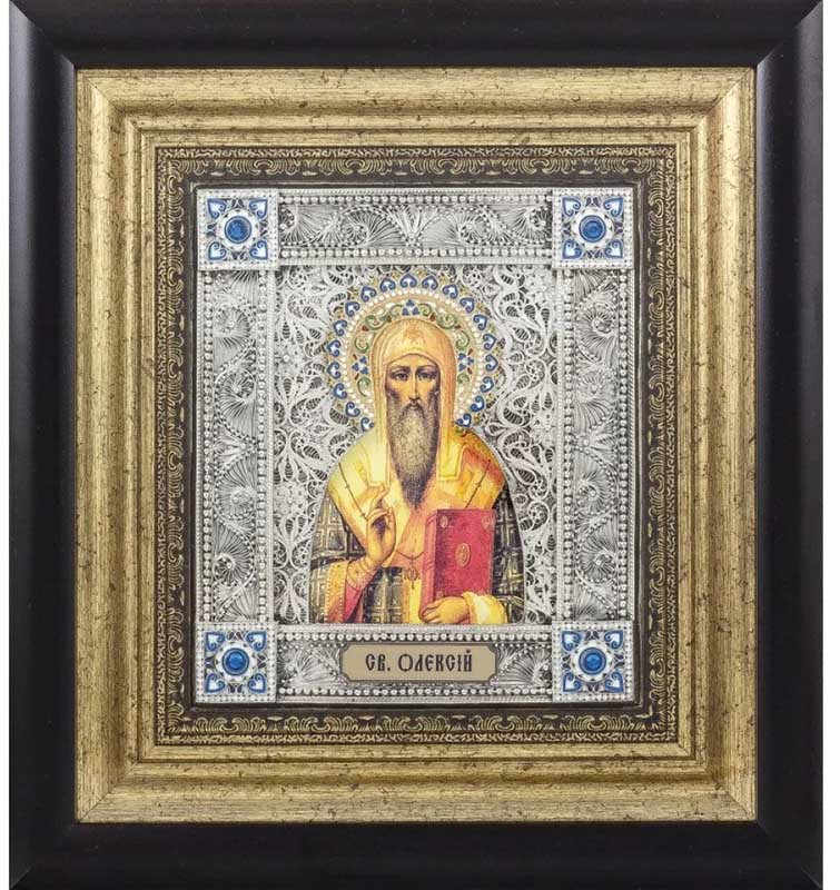 Икона «Митрополит Алексий‎» фото 1 — ElitPodarok