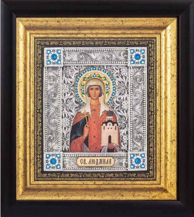 Икона подарочная «Святая мученица Людмила» — ElitPodarok