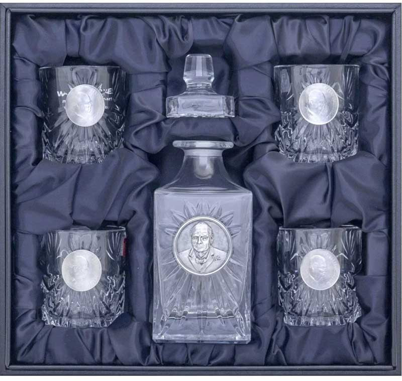 Подарунковий набір графин та келихи «Черчілль» фото 1 — ElitPodarok