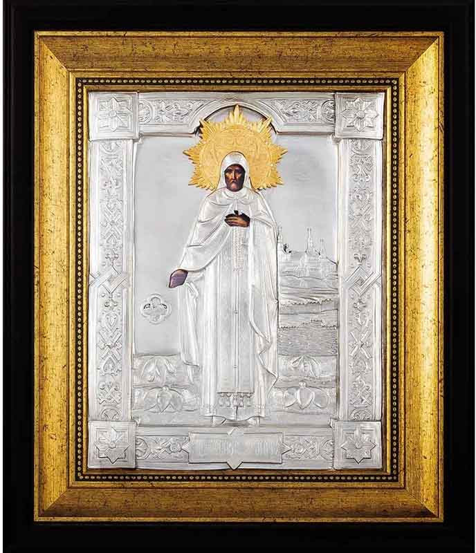 Икона подарочная «Преподобный Агапит Печерский» фото 1 — ElitPodarok