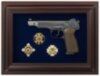 Подарунок-картина «Пістолет Стєчкіна та нагороди МВС України» фото 1 — ElitPodarok