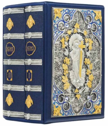 Книга в коже «Библия Доре» в 2 томах — ElitPodarok
