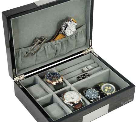 Шкатулка для хранения часов и украшений Salvadore WB/2272/4.WE.JW фото 1 — ElitPodarok