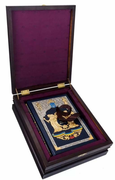 Книга кожаная «История Украины-Руси» Аркас Н.М. в коробке  — ElitPodarok