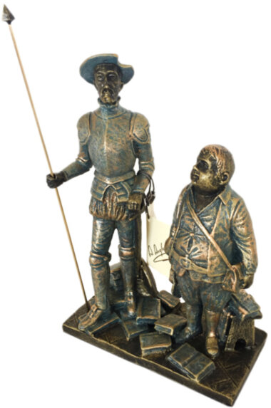 Скульптура «Дон Кихот и Санчо Панса» от А.Anglada — ElitPodarok