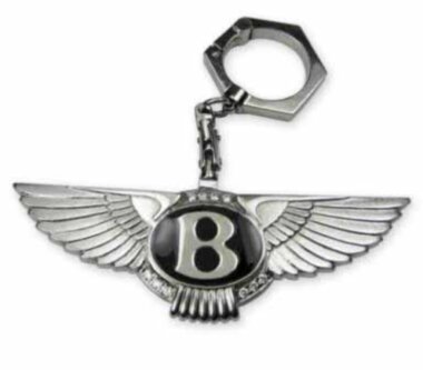 Золотой автомобильный брелок Bentley — ElitPodarok