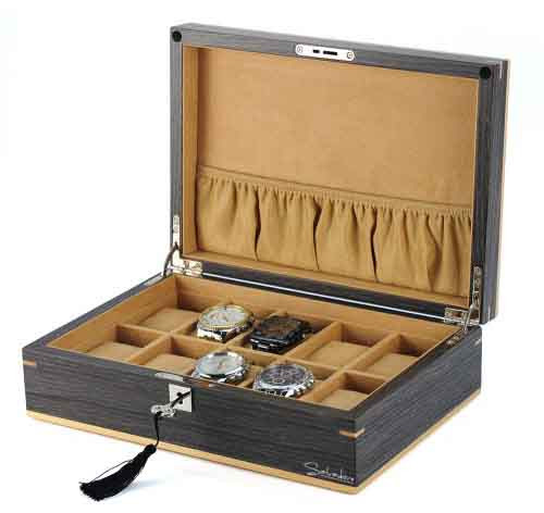Шкатулка для хранения часов Salvadore WB/2320/10.G.LX фото 1 — ElitPodarok