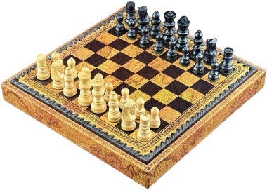 Шахматы Italfama Palisandro Dorato G1500N+218MAP &mdash; ElitPodarok