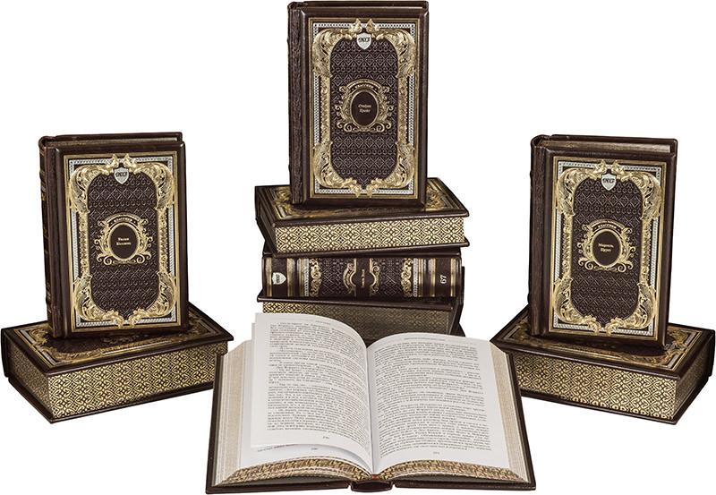 Бібліотека зарубіжної класики у 100 томах у шкіряній палітурці фото 1 — ElitPodarok