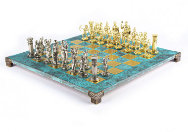 Шахи Manopoulos «Лучники» S10TIR бірюзові — ElitPodarok