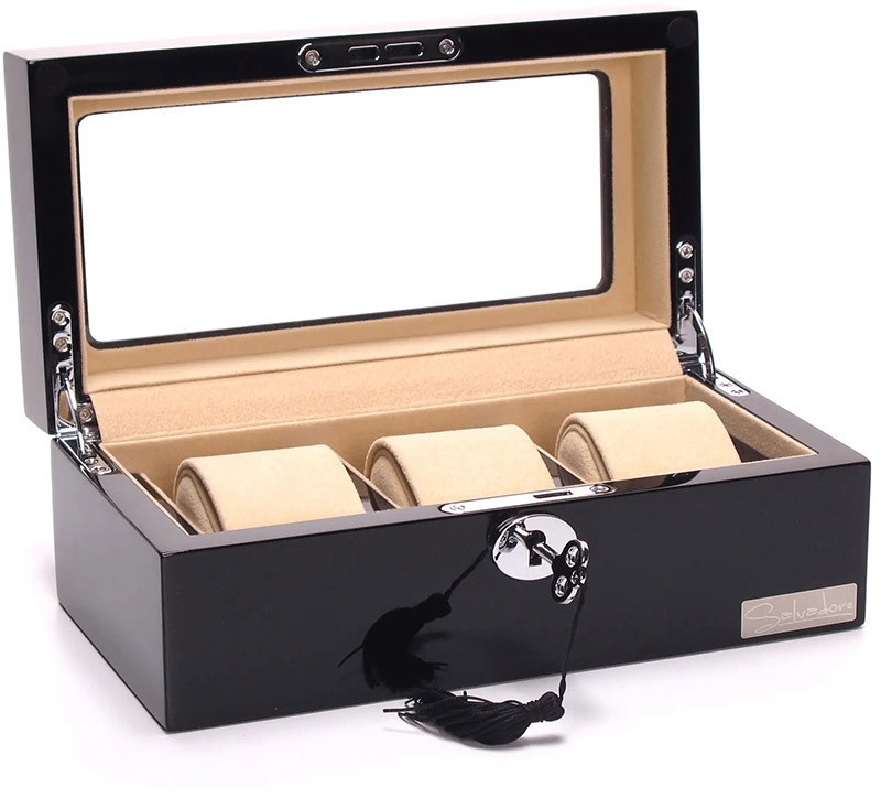 Шкатулка Salvadore для хранения часов WB/3085/3.BC фото 1 — ElitPodarok