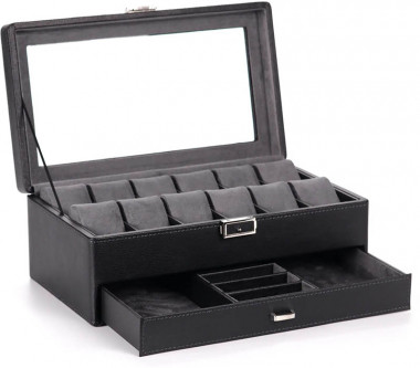 Шкатулка Salvadore для хранения часов и украшений CR/154/12W.JW.BG — ElitPodarok