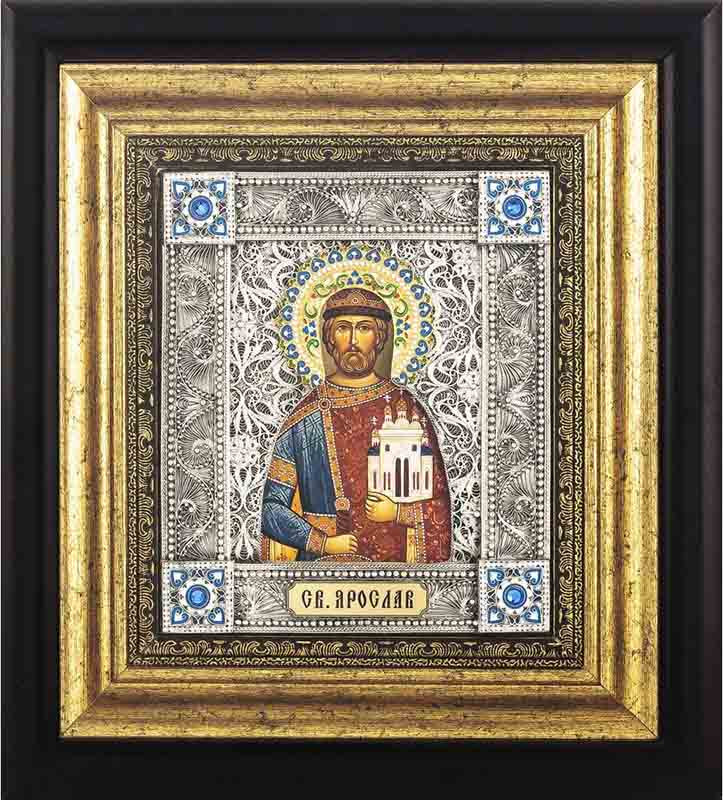 Икона «Святой Ярослав Мудрый» фото 1 &mdash; ElitPodarok