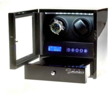 Шкатулка Salvadore для подзавода 2 часов S-2/02-LB 2x2+ — ElitPodarok