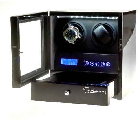 Шкатулка Salvadore для подзавода 2 часов S-2/02-LB 2x2+ фото 1 — ElitPodarok