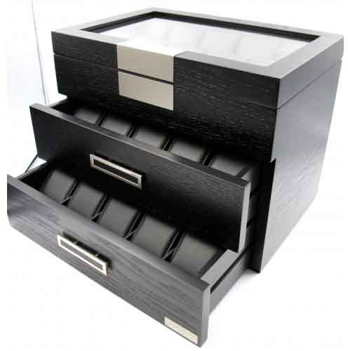 Шкатулка для хранения часов Salvadore WB/2350/30.BL.PU фото 1 — ElitPodarok