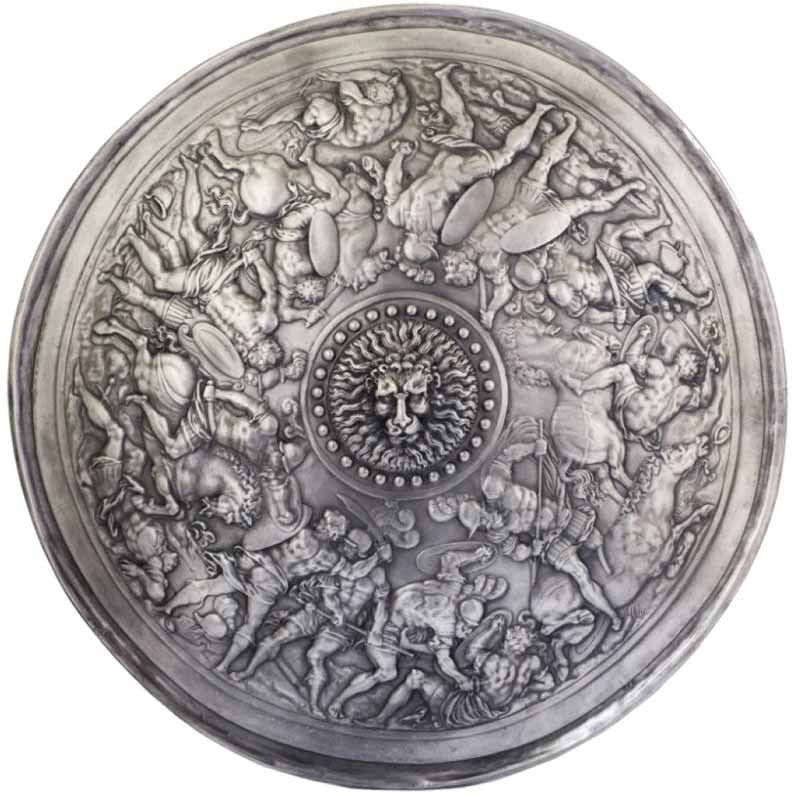 Щит рондаш із зображенням лева фото 1 — ElitPodarok