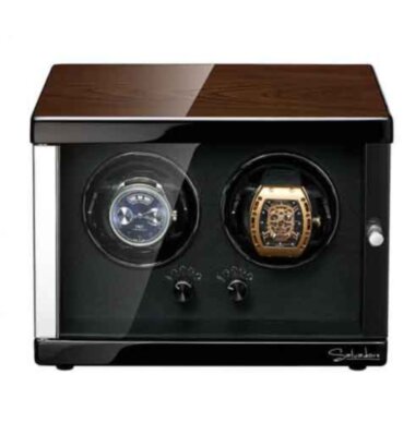 Шкатулка Salvadore для подзавода 2 часов SL/3202-BRB 2x2 — ElitPodarok