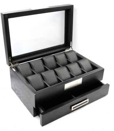 Шкатулка для хранения часов Salvadore WB/2351/10.BL.PU фото 1 — ElitPodarok