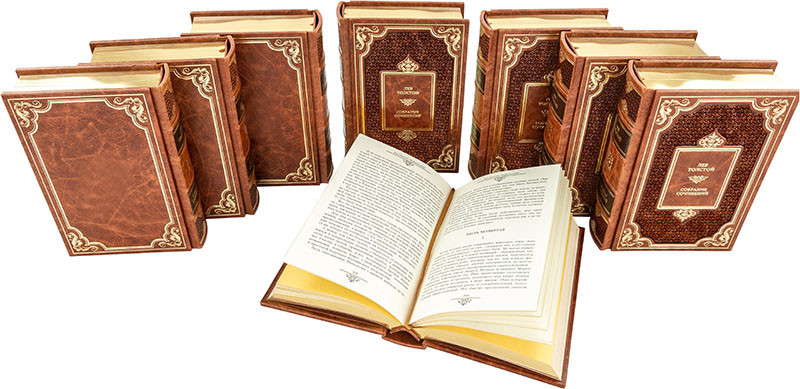 Подарочный комплект книг «Собрание сочинений» Лев Толстой фото 1 — ElitPodarok
