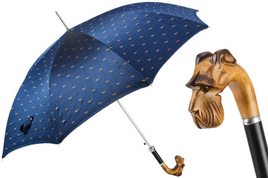 Парасолька-тростина HAND CARVED SCHNAUZER UMBRELLA від PASOTTI — ElitPodarok