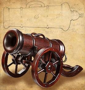 Міні-бар "Пушка двоколісний" фото 1 — ElitPodarok