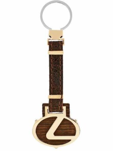 Золотой автомобильный брелок Lexus — ElitPodarok