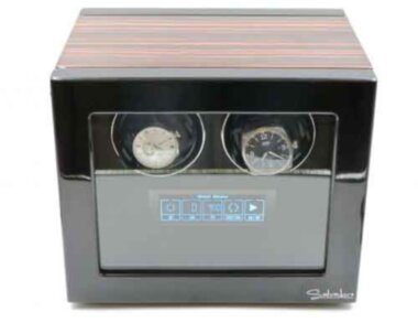 Шкатулка Salvadore для подзавода 2 часов SLX/6202-BRB 2x2 — ElitPodarok