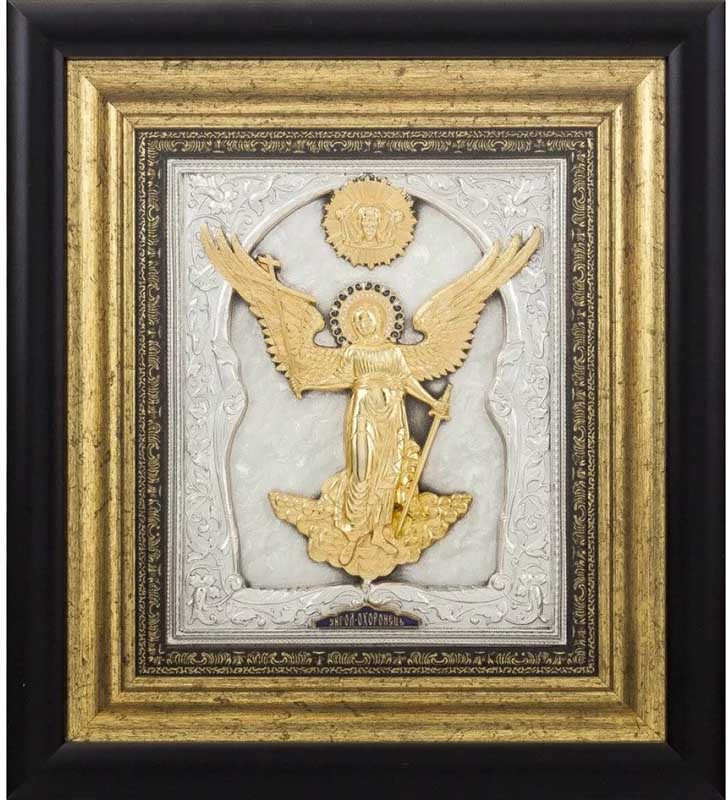 Икона с позолотой «Ангел Хранитель» фото 1 — ElitPodarok