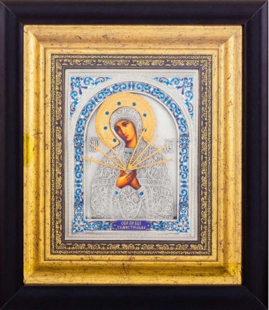 Подарункова ікона Божої матері «Семистрельна» — ElitPodarok