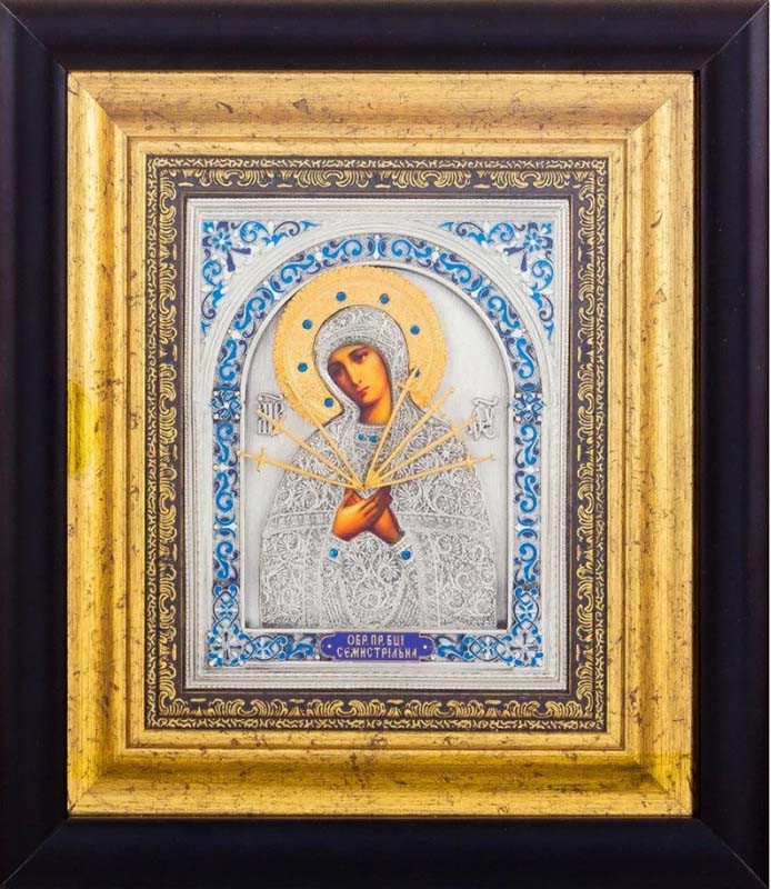 Подарочная икона Божьей матери «‎Семистрельная» фото 1 — ElitPodarok
