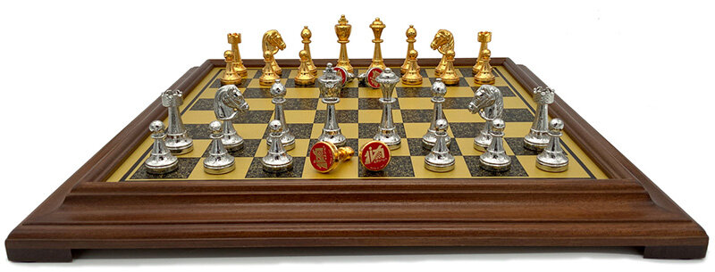 Шахматы Italfama Классика Staunton 70G+252BW фото 1 — ElitPodarok