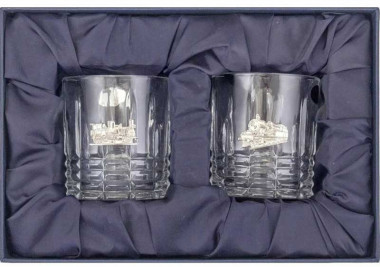 Подарочный набор бокалов для виски Паровоз — ElitPodarok