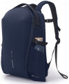 Рюкзак «Bobby BIZZ BUSINESS» захист від крадіжок, порізів, синій фото 1 — ElitPodarok
