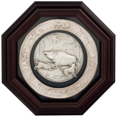 Сувенір мисливцеві "Полювання на кабана" — ElitPodarok