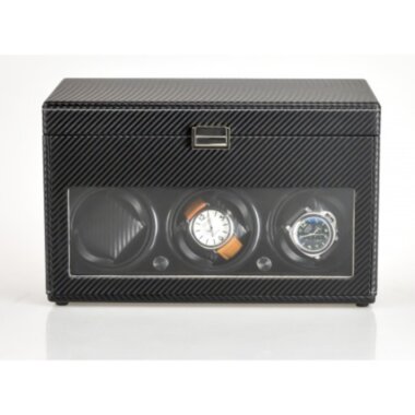 Шкатулка Salvadore для подзавода 3 часов 3/12BL 3x3 12+ — ElitPodarok